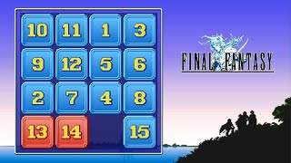 Final Fantasy Pixel Remaster - Hidden Game  - 15 Puzzle