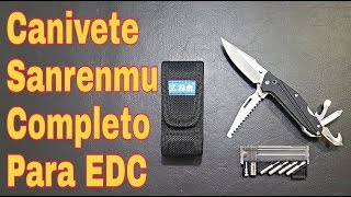 Canivete Multitool Sanrenmu 7116 para EDC