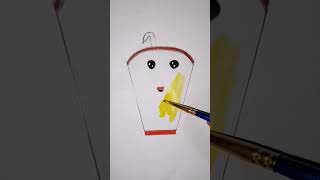 cute jus mog 🥤🥤😋 #shortvideo #viralshorts #youtobeshort #short #like arts Drawing