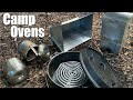 Camp Ovens.  Four Different Ovens you can use to Bake in Camp.  Campfire Scones.