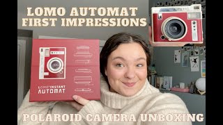 LOMO AUTOMAT ll UNBOXING ll FIRST IMPRESSIONS