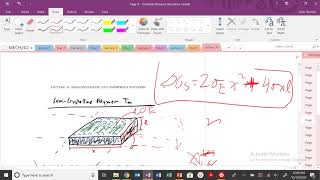 Lecture 10: Melting Temperature of Semi-Crystalline Polymers As a Function of Lamellar Thickness