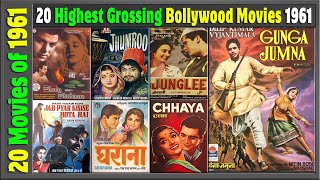 Top 20 Bollywood Movies of 1961 | Hit or Flop | Box Office Collection | Top Indian films | 1960-1970