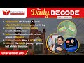 The Daily Decode | 9th November 2024