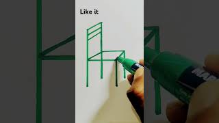 Chair drawing easy way #drawing #chair #art