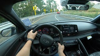 2022 Hyundai Elantra N Line POV Test Drive