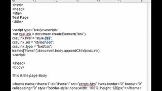 Adjusting CSS in iFrame : Internet & Mac Tutorials