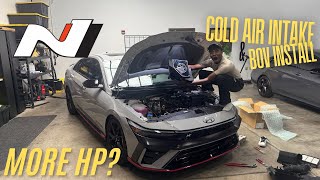 INTAKE \u0026 BLOW OFF VALVE INSTALL ON MY 2024 HYUNDAI ELANTRA N {SXTH ELEMENT]