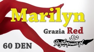 Rajstopy Marilyn Grazia Red 60 den Mikrofibra Tights