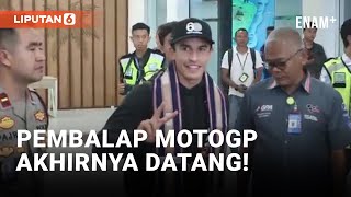 Pembalap MotoGP Tiba di Mandalika, Langsung Disambut Warga | Liputan6