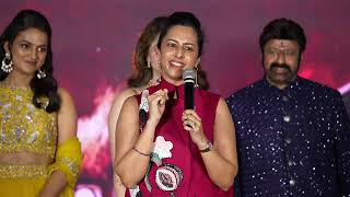 Nandamuri Tejaswini Speech @ Daaku Maharaaj Pre-Release Press Conference | Nandamuri Balakrishna