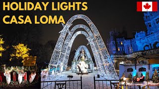 CASA LOMA WINTER WONDERLAND | CHRISTMAS AT THE CASTLE | HOLIDAY LIGHTS | TORONTO