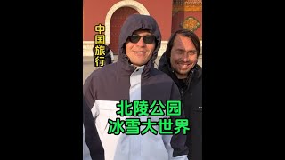 【带俩校长游览中国山水】之沈阳冰雪项目一次性玩个够，车拉雪橇刺激到说不出话#雪地里撒欢 #阿富汗校长 #冰雪大世界 #2024抖音生活记忆