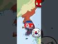 Korean War in 22 seconds｜#countryballs #Korea