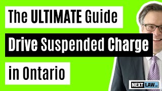 Drive While Suspended Charge In Ontario - The Ultimate Guide