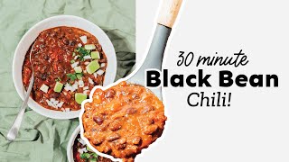 Easy Black Bean Chili Recipe