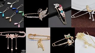 New Stylish safety pins design//Safety pin new design 2023//Hijab pin design making//Beauty Zone