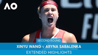 Xinyu Wang v Aryna Sabalenka Extended Highlights (2R) | Australian Open 2022