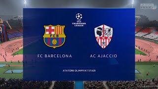 FIFA 23 - FC BARCELONA VS AC AJACCIO - UEFA CHAMPIONS LEAGUE FINAL