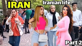 IRAN 🇮🇷 walking in the city of Shiraz, the life style of today's people (بلوار ارم )