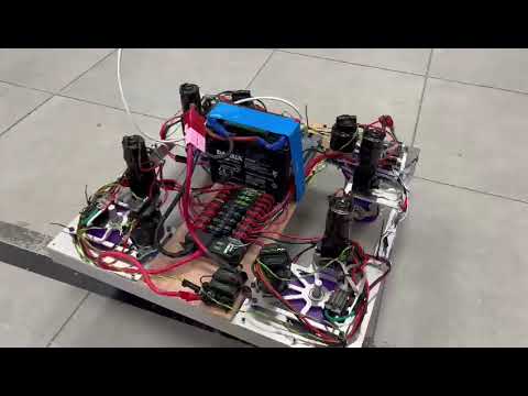 Swerve Drive Full Chassis Demo Youtube