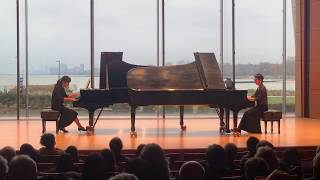 Annie Hsiao and Karen Kan-Walsh, 2 piano, Bienen School of Music, Northwestern University