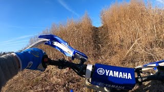 End of year/New Year Ride-a-thon comes to anend. Yamaha YZ250X, WR250R, and KTM300XC-W. (Chesty)