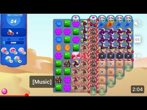 Candy Crush Saga NIVEL 5825 A 5826 NOBOOSTERS (sexta versión)