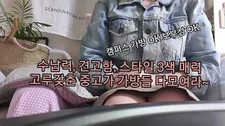 [Hot템] 캠퍼스 가방 ok 보부상 ok 수납력, 견고함, 스타일 3색 매력 다갖춘 중고가 가방들 다모여라 /  구찌, MCM, 멀버리, 베라왕