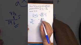 เทคนิคการหาตัวแปรส่วน 1/a+1/b=37/258  #คณิตป6 #สอบเข้าม1