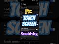 How to fix Touch Screen sensitivity on Android Mobile? #shortsfeed