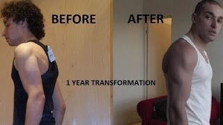 ATF: My 1 Year natural body Transformation (before and after)