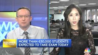 151112 CNBC ASIA  SOUTH KOREA COLLEGE EXAM DAY 수능 JUNE YOON.CNBC