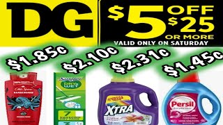 1/25/2025 Dollar General Couponing this week #5off25 #dollargeneral #couponing