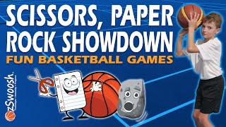 #1 Fun Basketball Drill for Kids - Rock ⛰️ Scissors ✂️ Paper 🧻 Showdown