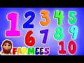 Learn Numbers | Count Numbers | 1 to 10 | ABC Song | Alphabet A to Z | Kids Learning Video | Farmees