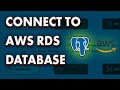 Connect to private RDS PostgreSQL over SSH tunnel - 3 methods