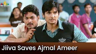 Jiiva Saves Ajmal from Attack | Rangam | Latest Dubbed Movie Scenes @SriBalajiMovies