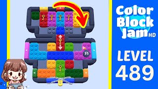 Color Block Jam Level 489 Solution Walkthrough
