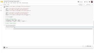 Python: Processing inputs