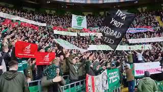 Celtic Fans Green Brigade backing the working class strikes | Celtic v St. Johnstone