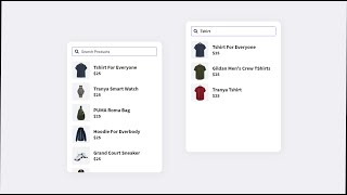 JavaScript Project | Create Product Search Engine/Bar/Filter in JavaScript