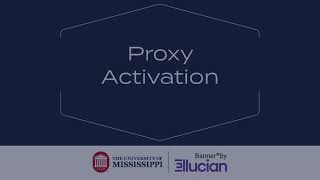 Proxy Activation (Setting Up Parent/Guardian Access to Experience)