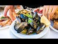 Greek Islands FOOD TOUR in Crete - Seafood and MOUTHWATERING Gyros in Chania!