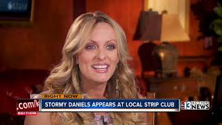 Stormy Daniels appears at Las Vegas strip club