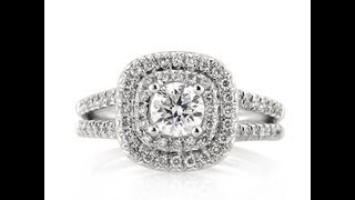 1.01ct Round Brilliant Cut Diamond Engagement Anniversary Ring-Mark Broumand