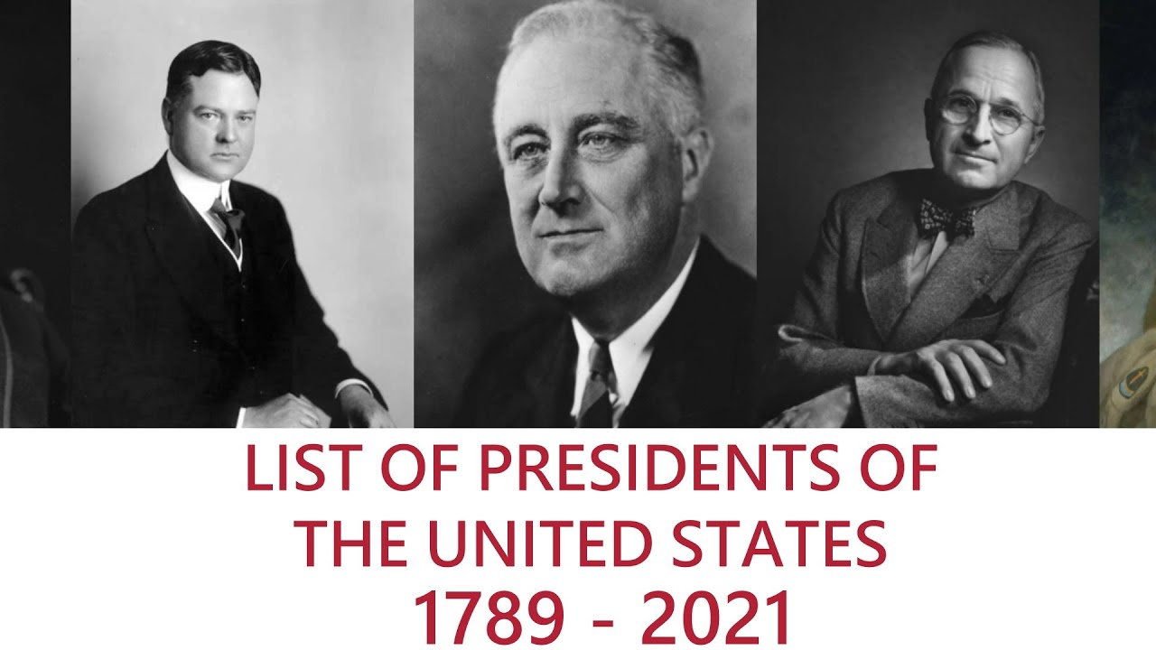 List Of Presidents Of The United Sates Of America - Timeline : 1789 ...