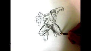 Как нарисовать Халка / How to draw The Hulk