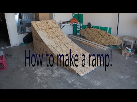 DIY how to build a wooden BMX/MTB/bike ramp DIY how to build a wooden BMX/MTB/bike ramp