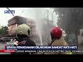 kabel pln di gambir jakarta pusat semrawut picu kebakaran sip 09 09